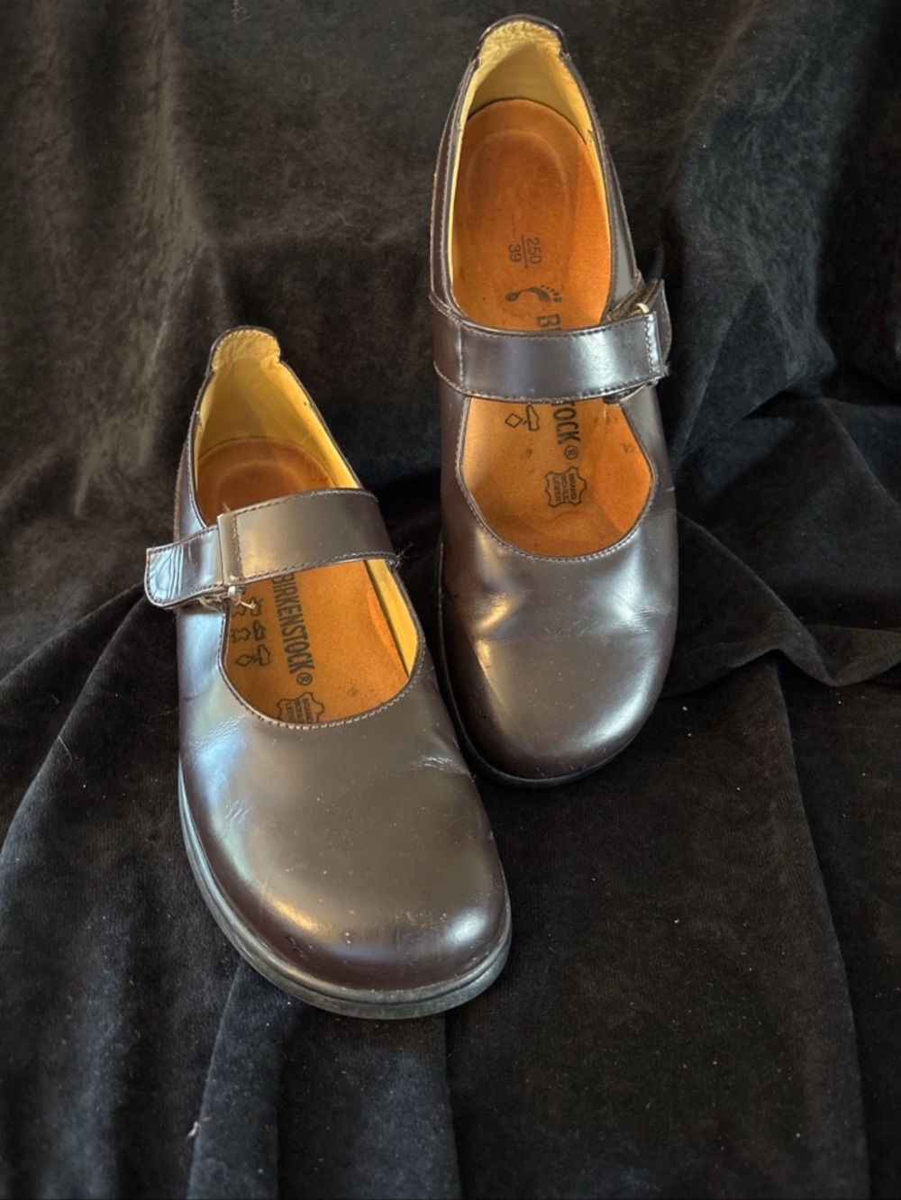 Footprints By Birkenstock Brown Classic Leather Mary Jane Shoes 39